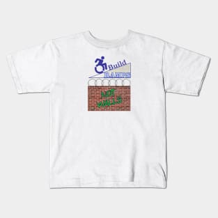 Build Ramps, Not Walls Kids T-Shirt